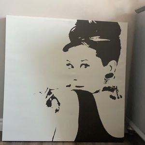 Audrey Hepburn Breakfast At Tiffany’s Painting